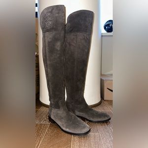 Tory Burch Simone 35MM Over the Knee Boot - Split Suede